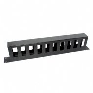 GUIA DE CABO FECHADO HORIZ 19POL X 1U X P90MM PRETO