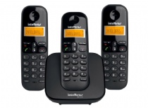 TELEFONE S/ FIO TS 3113 - PRETO C/ID C/ 02 RAMAIS ADICIONAIS