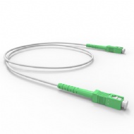 PATCH CORD SC-APC/SC-APC MONOFIBRA SM BLI LSZH BRANCO 5,0M