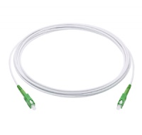PATCH CORD SC-APC/SC-APC MONOFIBRA SM BLI LSZH BRANCO 10,0M