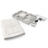 ROSETA OPTICA 2P 4X2 SOBREPOR PC BRANCO