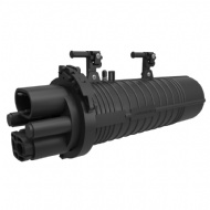 CAIXA DE EMENDA OPTICA 48F (AEREA/SUB) C/ SPLITER S/CONECTOR