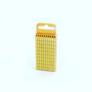 ANILHA WIC AMARELO LETRA I - PACOTE C/100