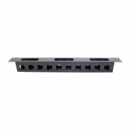 GUIA DE CABO FECHADO HORIZ 19POL X 1U X P50MM PRETO