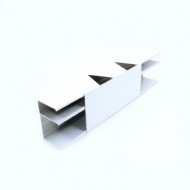 CURVA VERT 90� INTERNA BRANCA P/ DUTO DUPLO 45C